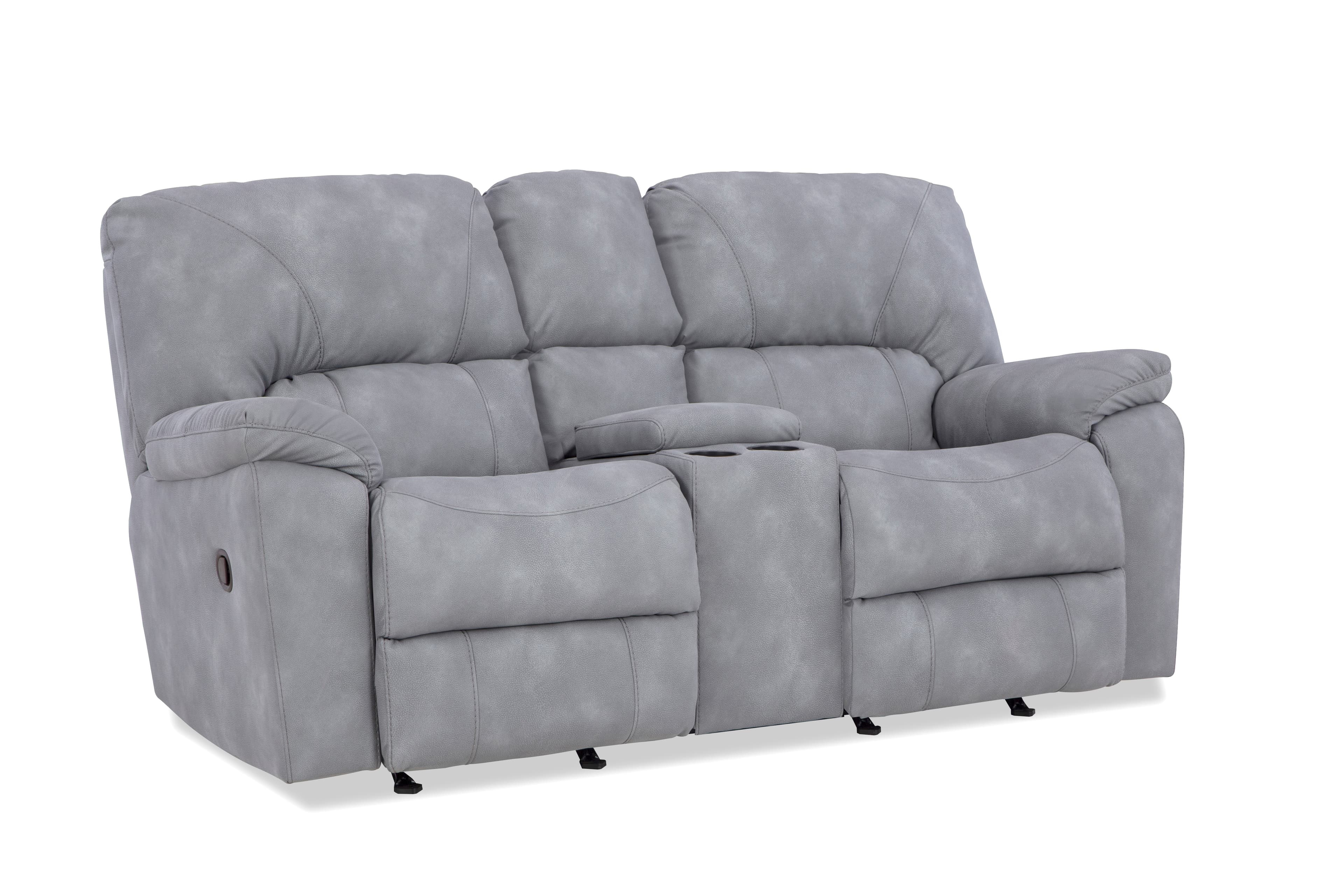 Scratch & Stain Resistant Rocking Loveseat