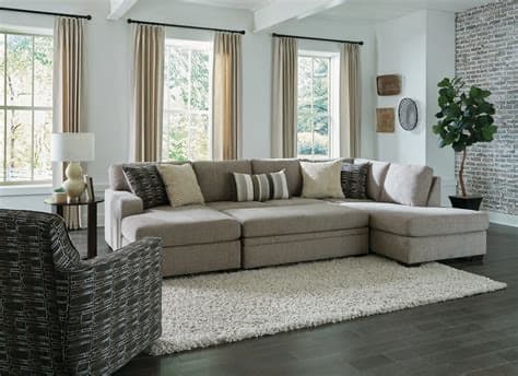 Bri Pewter 2 Piece Sectional